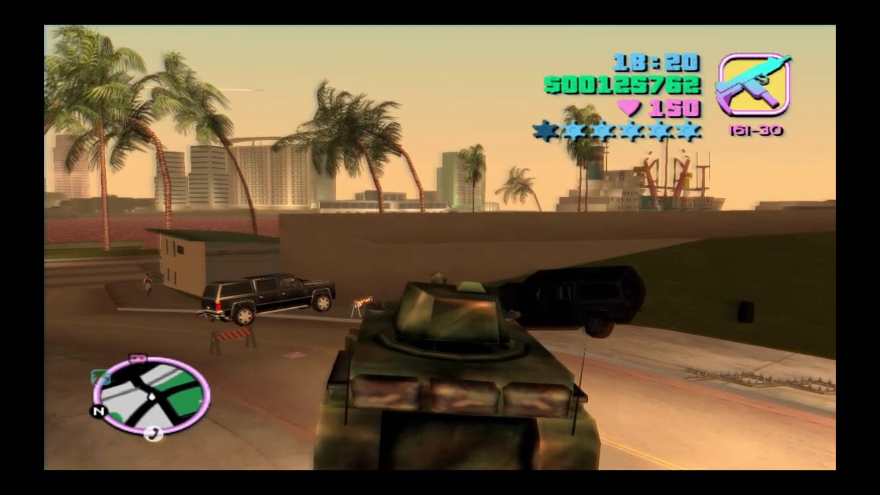 Grand Theft Auto: Vice City tank rampage