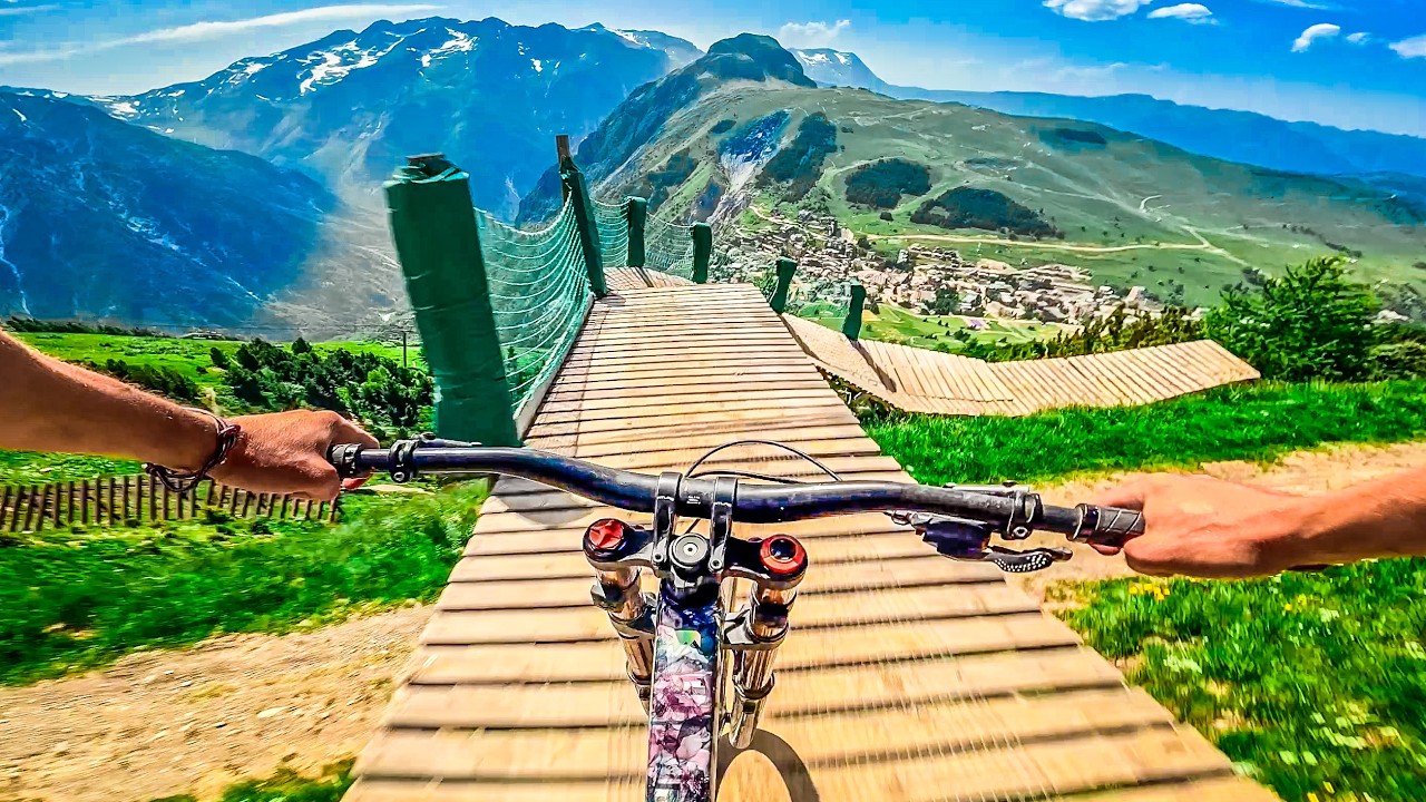 UNFASSBAR STEIL! 🤯 - Les 2 Alpes BIKEPARK OPENING 2025