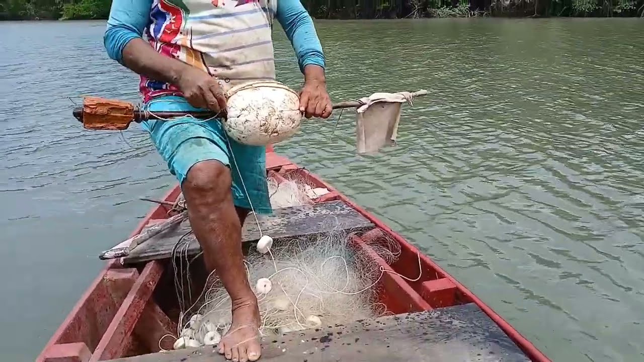Estreando as malhadeiras novas para tainhas, veja o resultado 