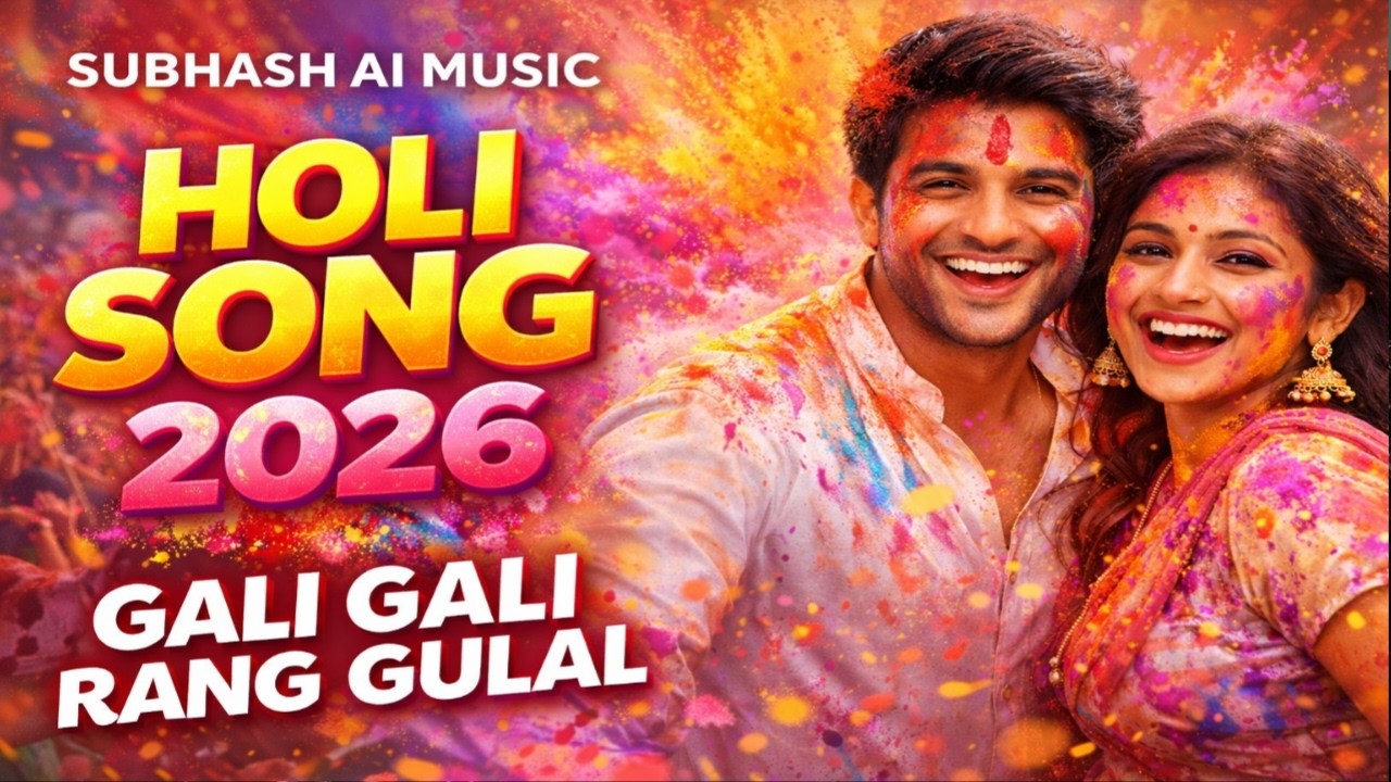 Gali Gali Rang Gulal 🌈 | Holi Song 2026 | SUBHASH AI MUSIC 🎉