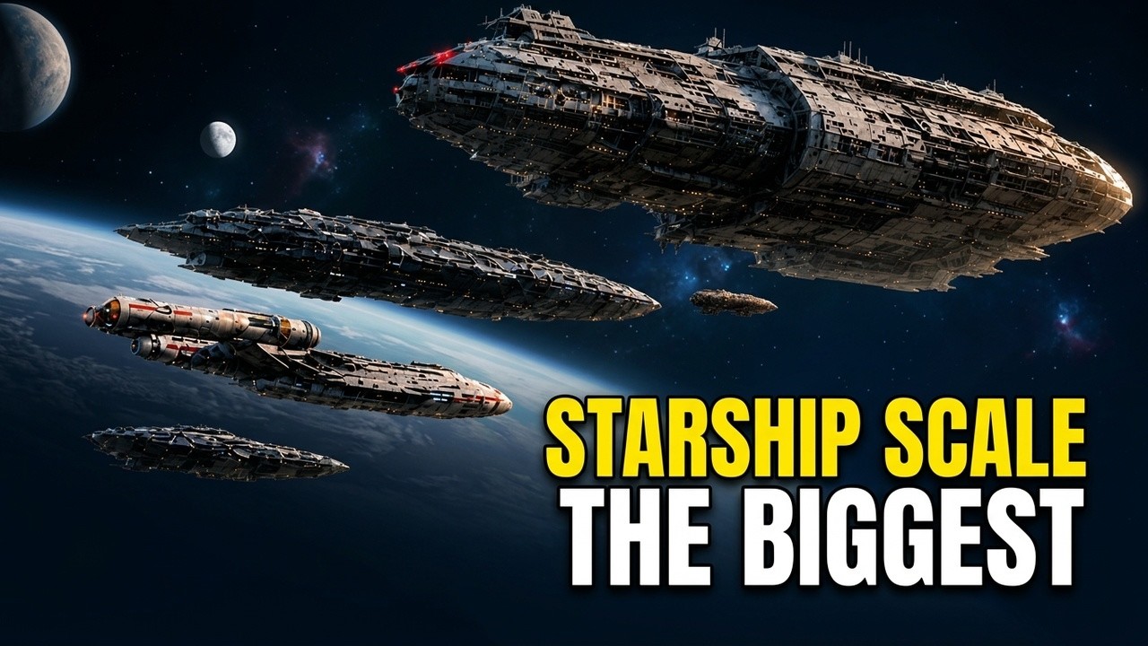 Starship Scale: Comparing the Biggest Ships in the Universe
