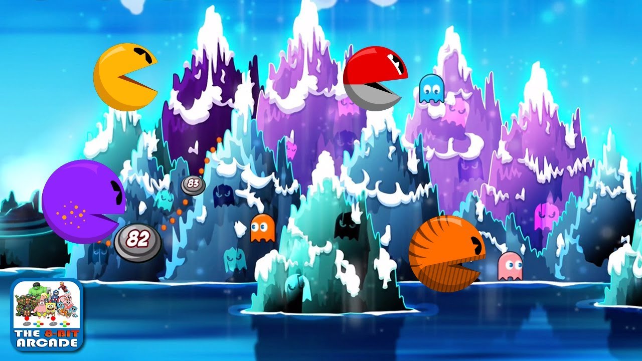 PAC-MAN Friends - Reaching and Climbing the Cold Mountains (iOS/iPad Gameplay)