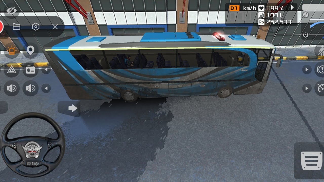 Indonosia bus game part2 in ms squad