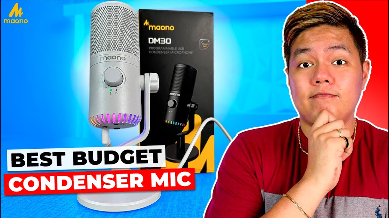 Best Budget Gaming Mic | Maono DM30 USB Condenser Microphone