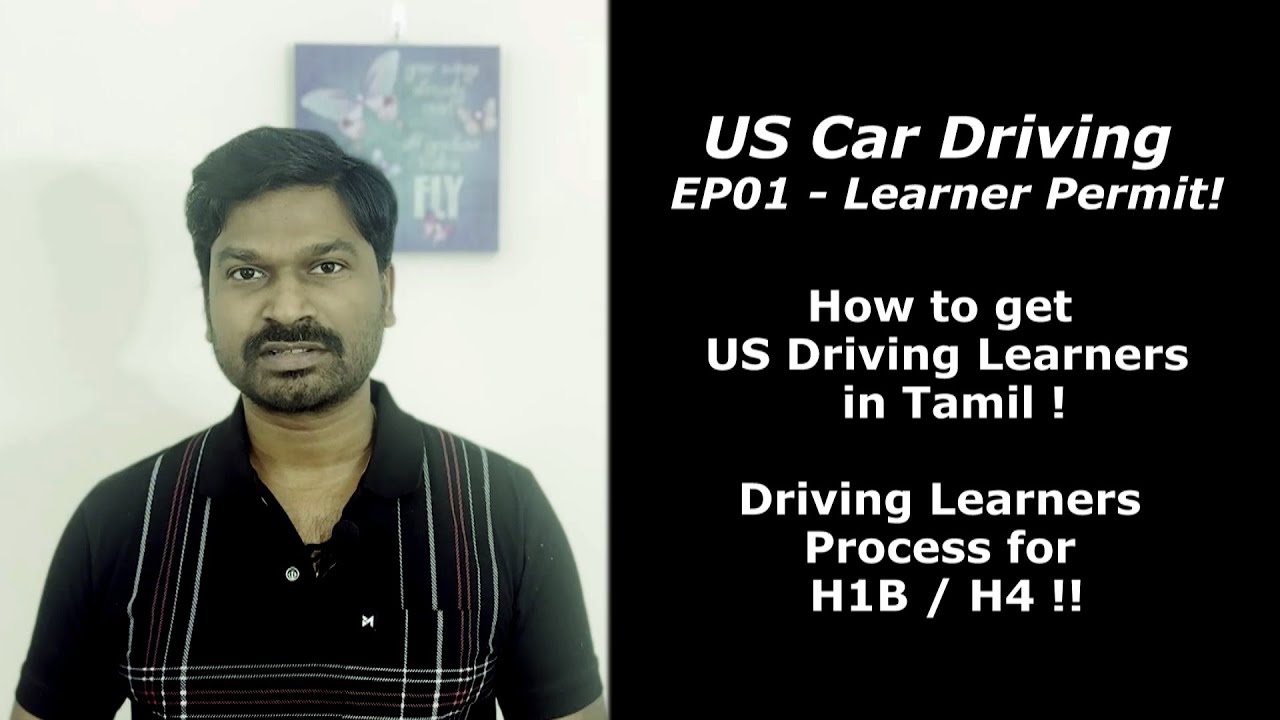 US Driving Learners Process in Tamil | Car Driving in US - EP01