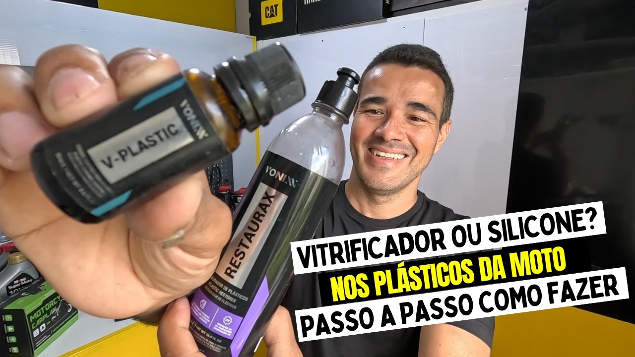 VITRIFICADOR OU SILICONE NOS PLÁSTICOS DA MOTO?