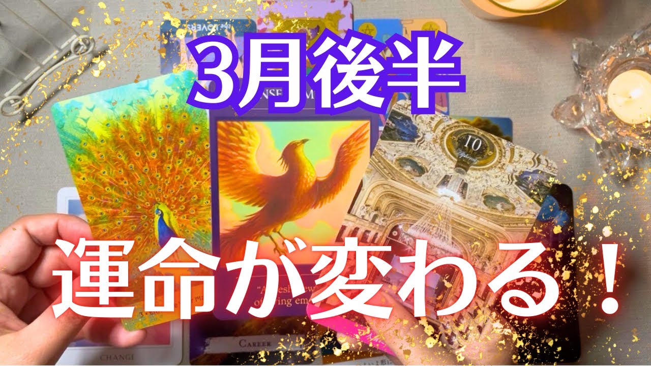 やばい！運命が変わる人が！！3月後半あなたに起こる嬉しいこと💕タロット、オラクルカードリーディング