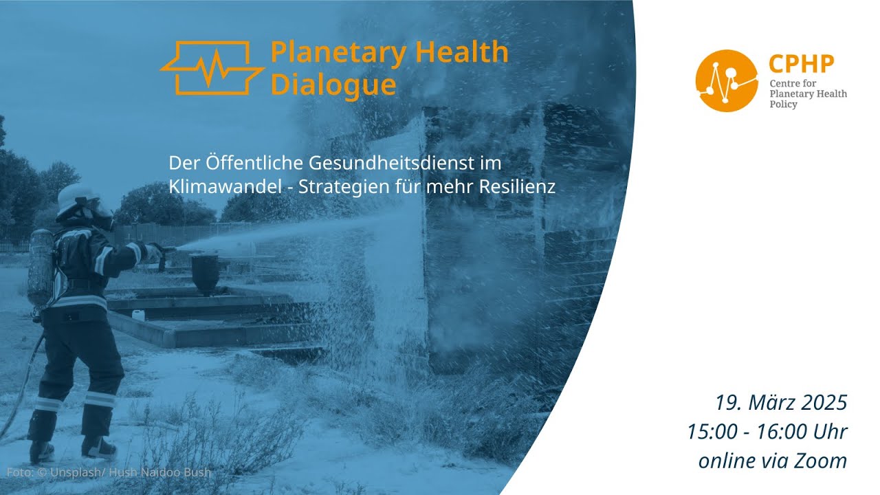 Der Öffentliche Gesundheitsdienst im Klimawandel - Strategien für mehr Resilienz