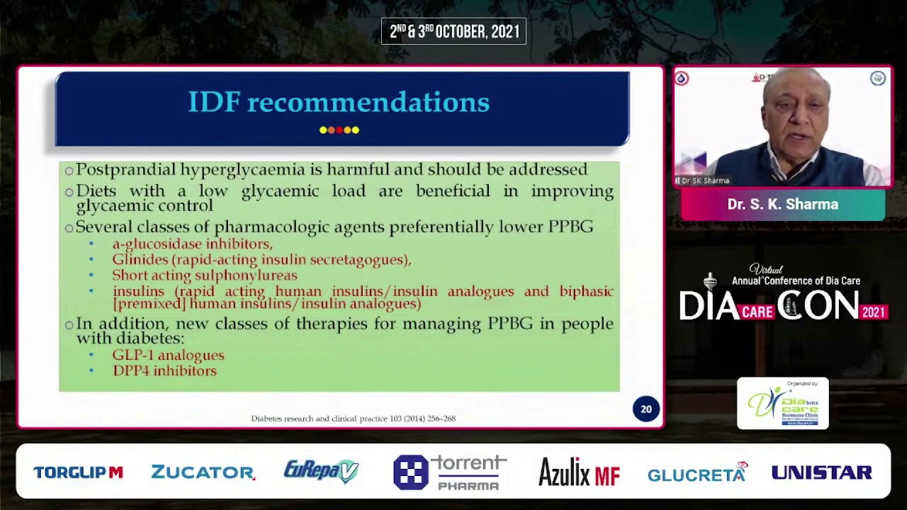 Dr. S  K  Sharma - Management of Postprandial Hyperglycemia