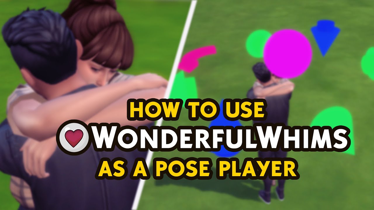 How to use WonderfulWhims for Posing in The Sims 4 💃