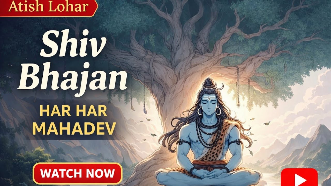 Har Har Mahadev 🔱 Shiv Bhajan | Peaceful Bhakti Song | Atish Lohar 