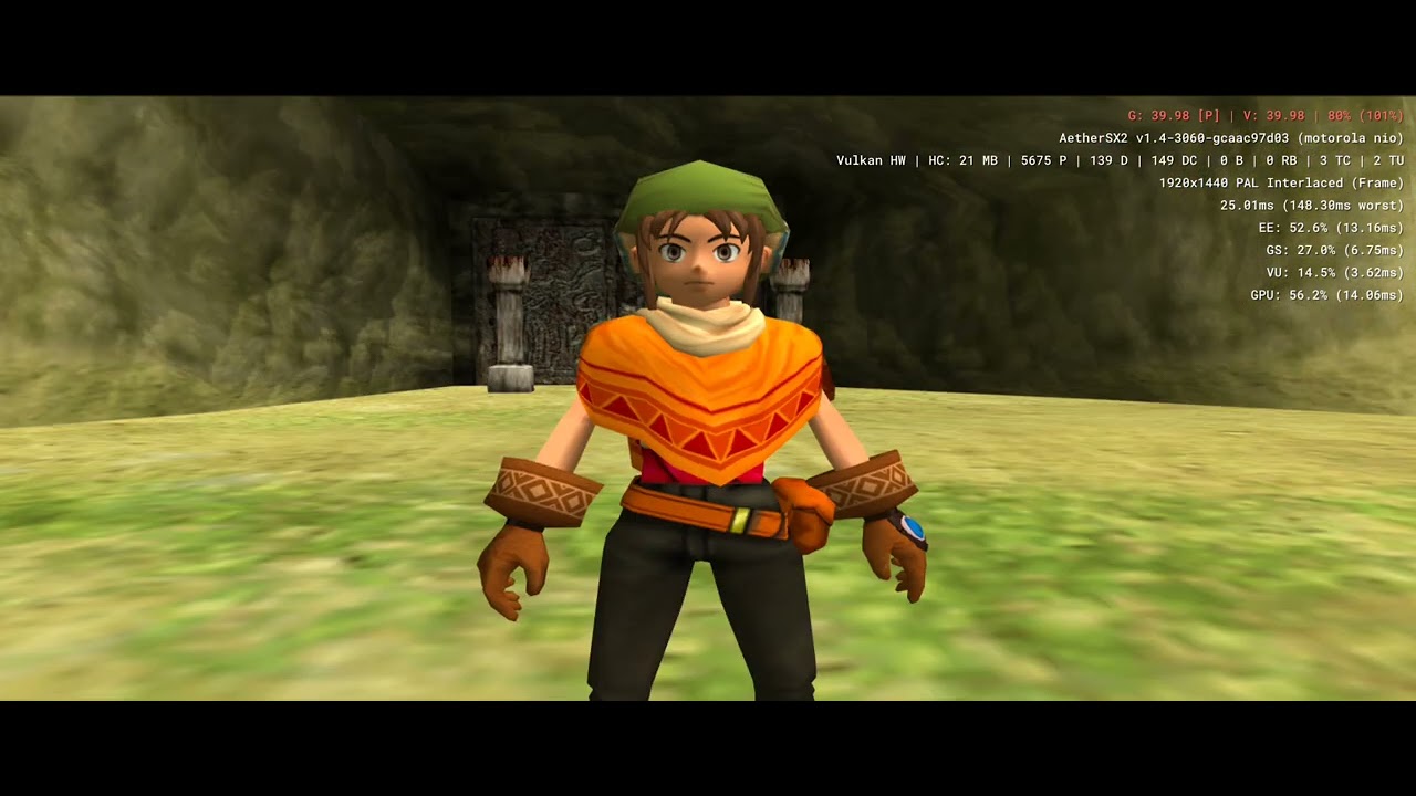 AetherSX2 (PS2 emulator) - Dark Cloud - Android snapdragon 870