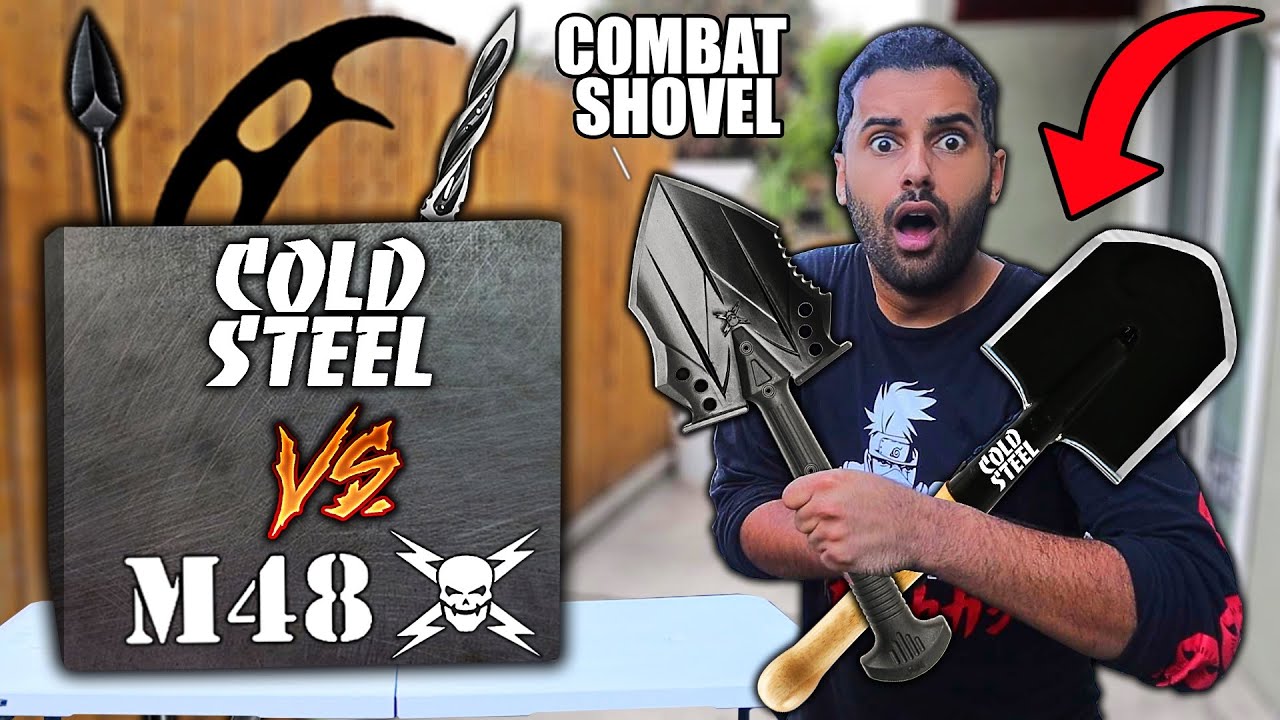 *COLD STEEL VS M48!!* I Bought MYSTERY BOX Filled With THE STRONGEST SURVIVAL WEAPONS OF ALL TIME!!