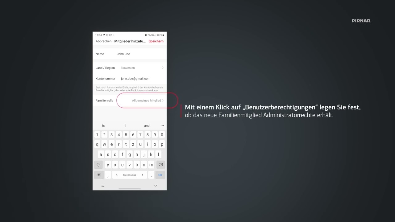 Freigabe des Geräts für andere Benutzer - Verwaltung von SecuroSmart (Teil 4)