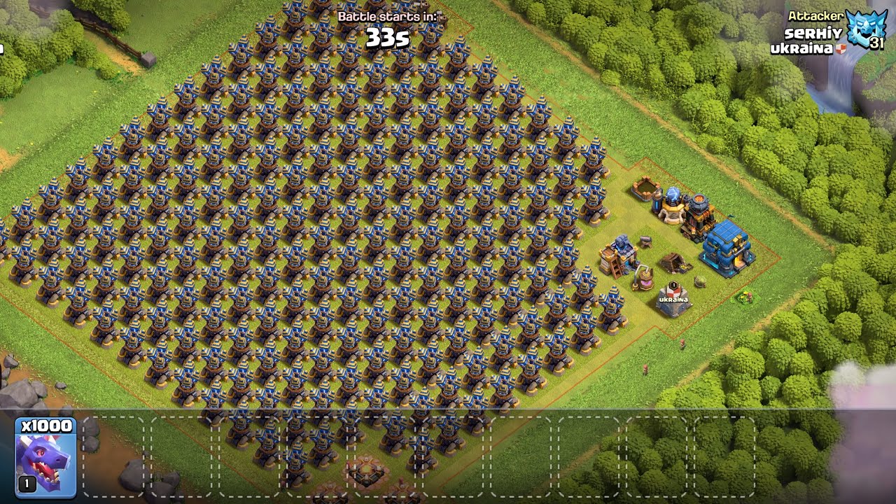 1000 Level 1 Dragons vs 180 Level 16 Fireworks &ndash; Epic Clash! 🐉💥