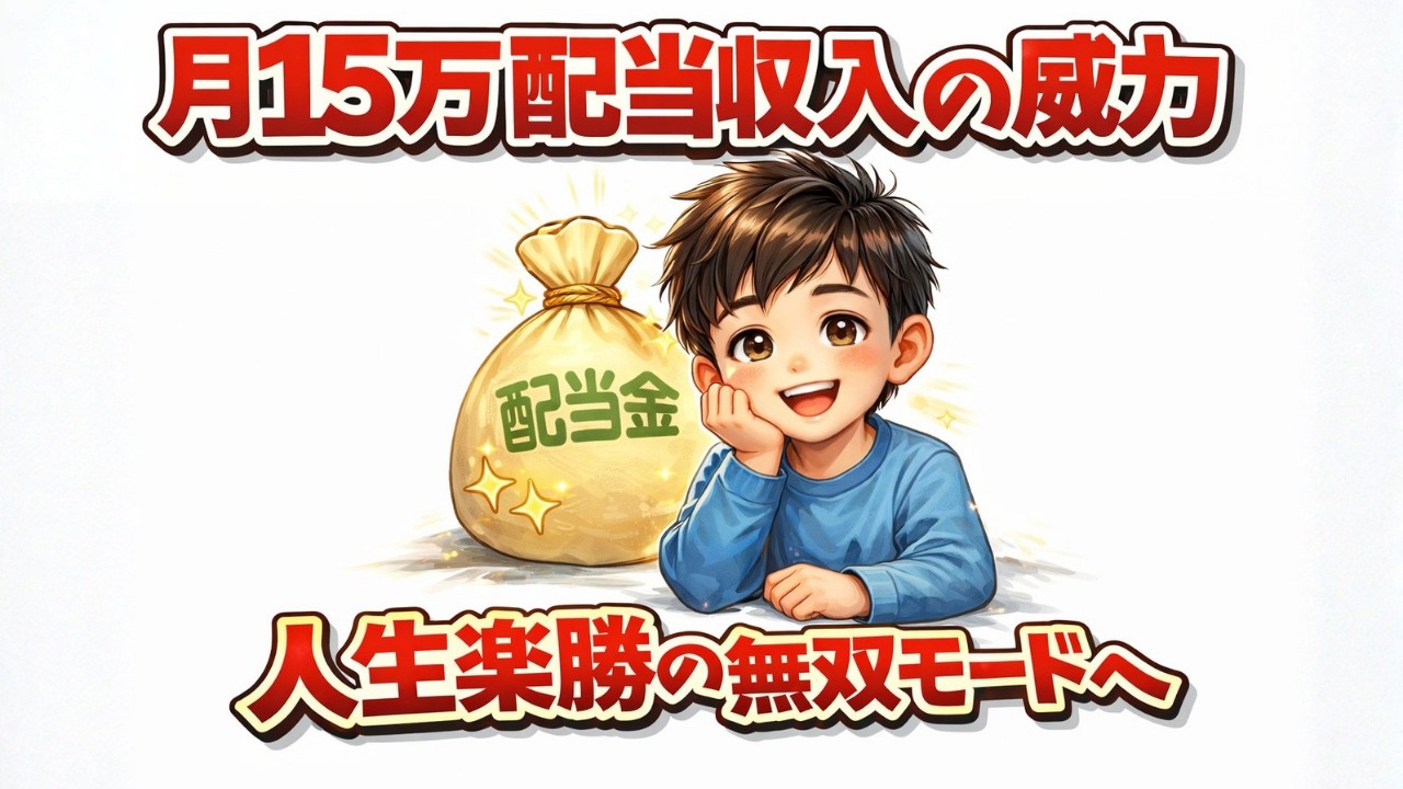 配当月15万に到達した結果、人生の難易度が『イージーモード』になった件【有益】|資産を守る経済の話