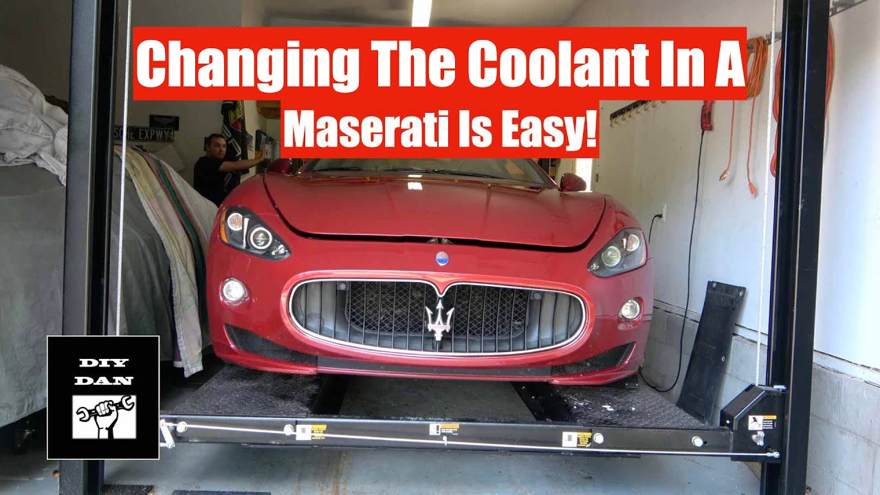 How To Change The Coolant In A Maserati Granturismo