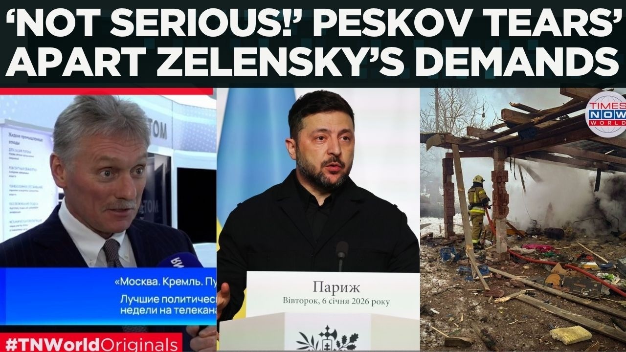 PESKOV EXPOSES ZELENSKY, Says 'He Prefers European Cash Over Peace With Russia | Times Now World