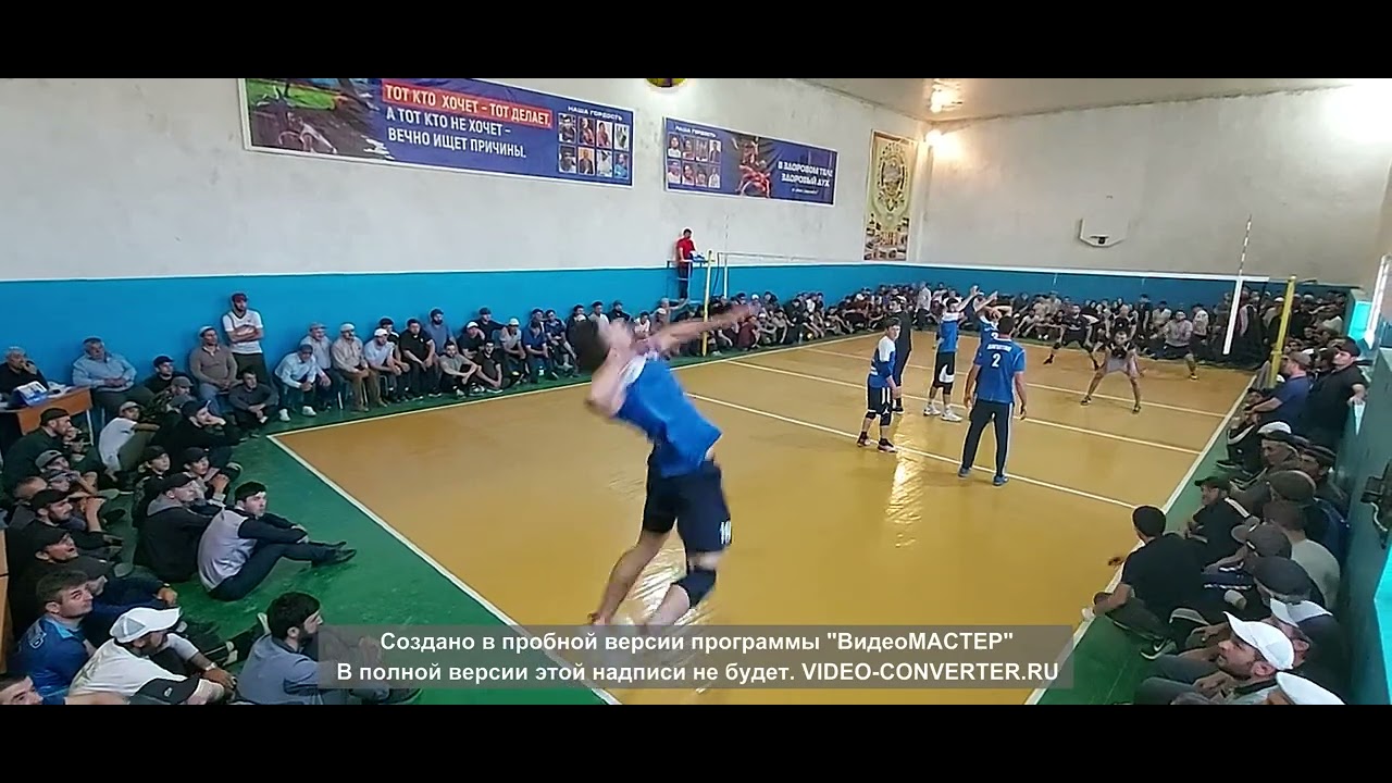 Турнир по волейболу в с. Кахабросо на приз Алискандиева А..1/2 финала. Цатаних - Ирганай (2:0)