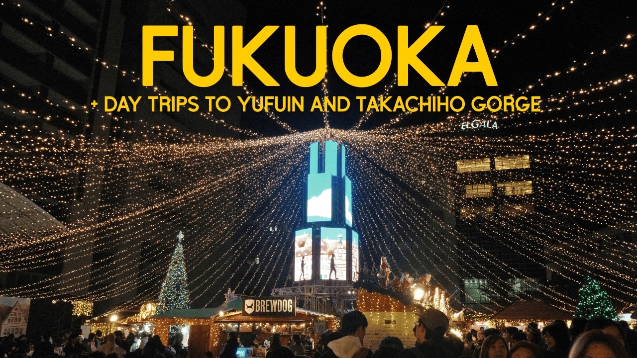 Winter in Kyushu, Japan | Fukuoka, Yufuin & Takachiho Gorge