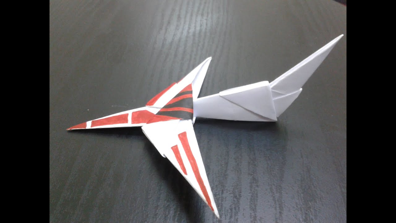 Paper Craft - How to make 3d paper jet plane at school / home