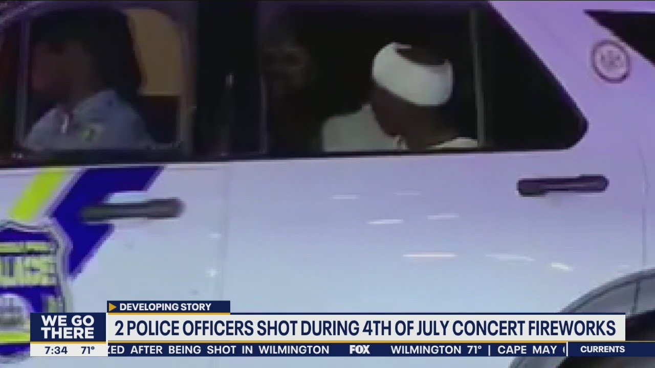 Police continue search for suspect who shot police officers during 4th of July festivities in Philad