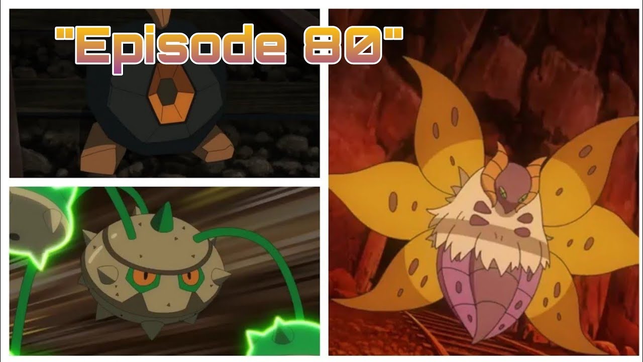 Goh catches Roggenrola and Ferrothorn| Golden Volcarona appears! - Pokemon Sword and Shield ep. 80