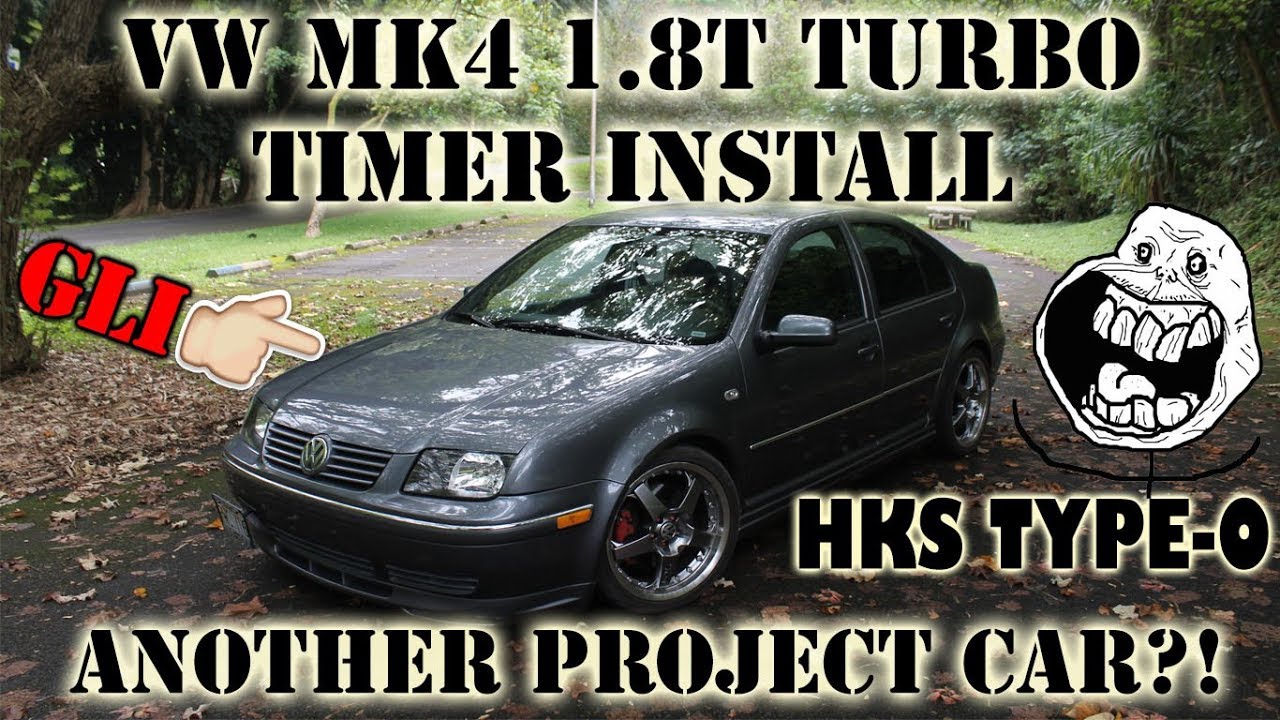 VW MK4 1.8t HKS Turbo Timer Install
