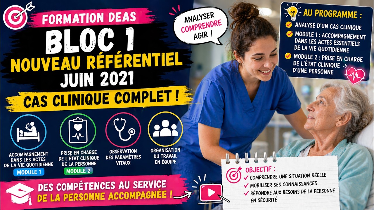 🩺💡 DEAS cas clinique Modules 1 & 2 📖✅