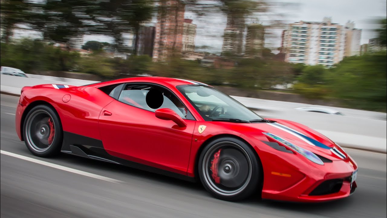 Жесткое ускорение Ferrari 458 Speciale Exhaust Innotech в Сан-Паулу!!! *Жоау Вилкас*