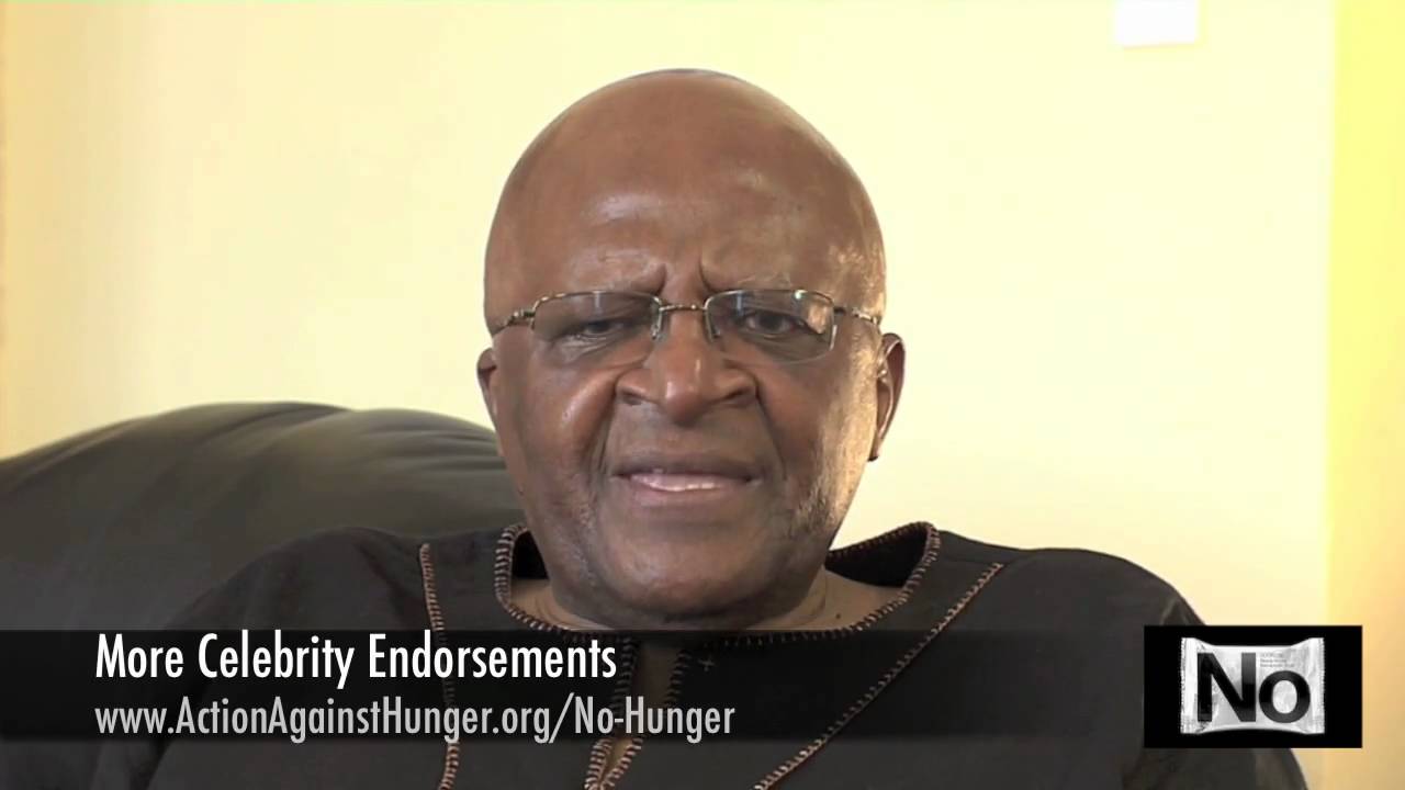 Archbishop Desmond Tutu Endorsing the No Hunger Campaign