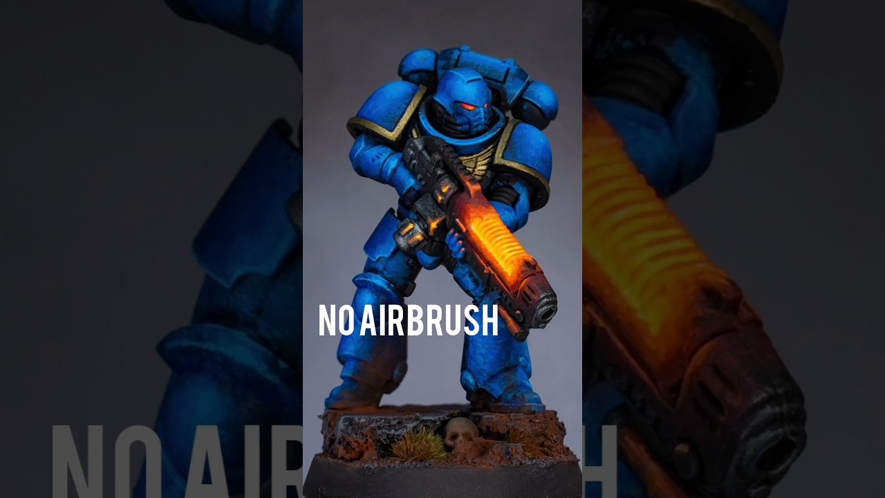 No airbrush? #warhammer #warhammer40k