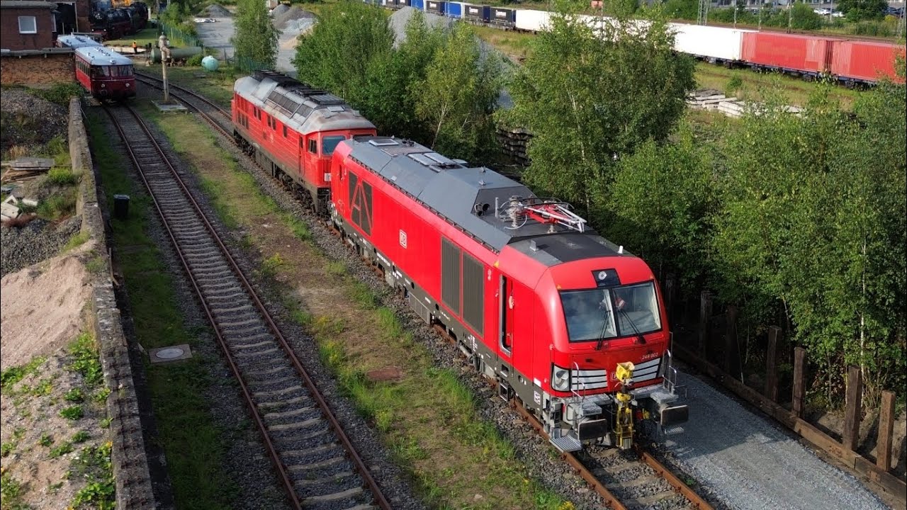232 254 & 249 002 im Bw Neumünster (17.08.2024)