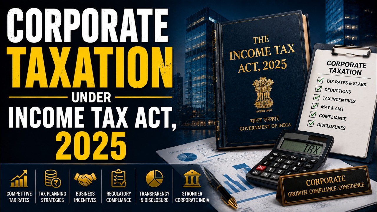 Corporate Taxation under Income Tax Act 2025