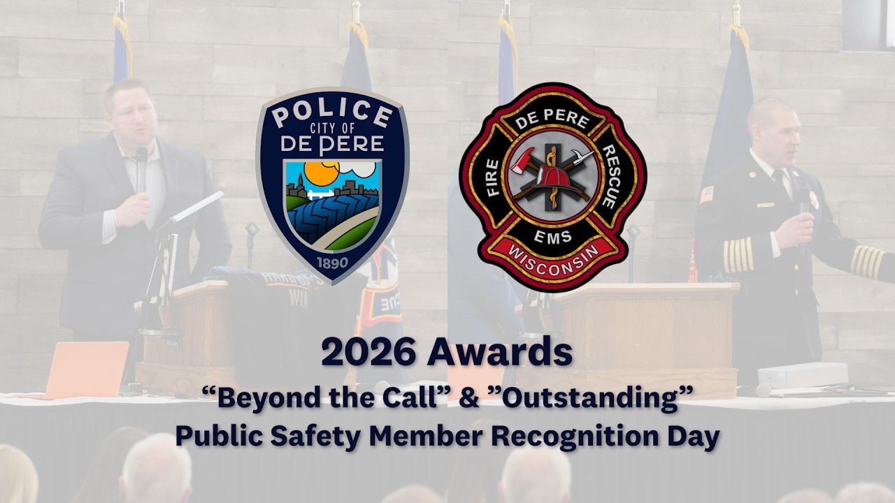 City of De Pere Public Safety Awards 2026