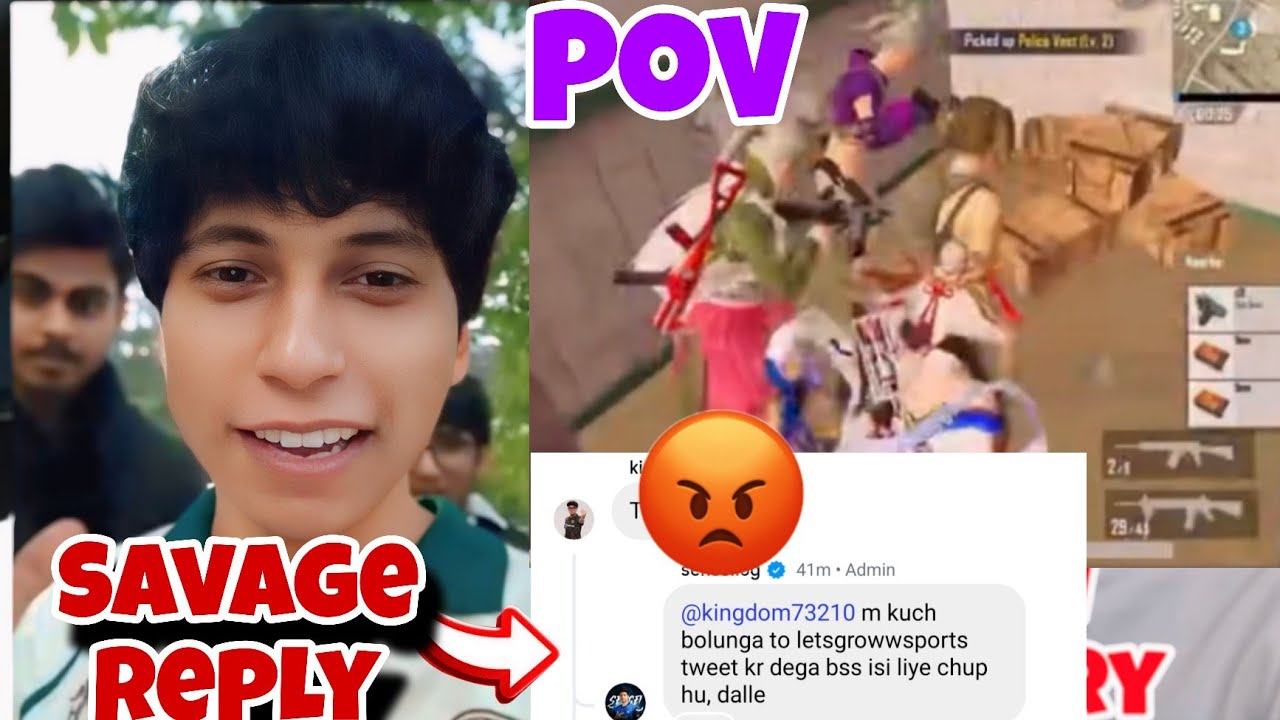 SENSEI Savage Reply BGis Matches ☠️ RNtx Troll POV 🤣 WF Matches 😱