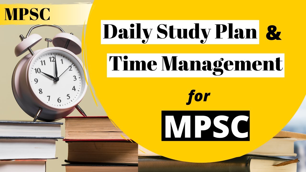 Daily Study Plan And Time Management for MPSC | Daily Time Table | MPSC | Mandar Sir.