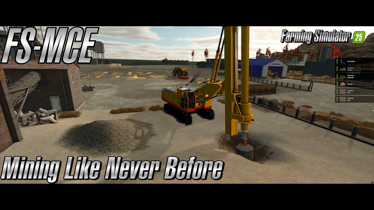 FS25 | MCE | Новый мод Liebherr LB28 | Давайте проделаем дыры