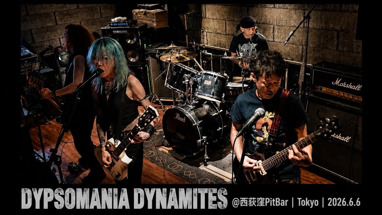 DYPSOMANIA DYNAMITES @西荻窪PitBar | Tokyo | 2026.6.6
