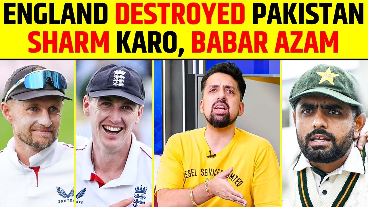 PAK VS ENG 2ND TEST DAY 4 HIGHLIGHTS: ENGLAND DESTROYED PAKISTAN! SHARM KARO, BABAR AZAM #babarazam