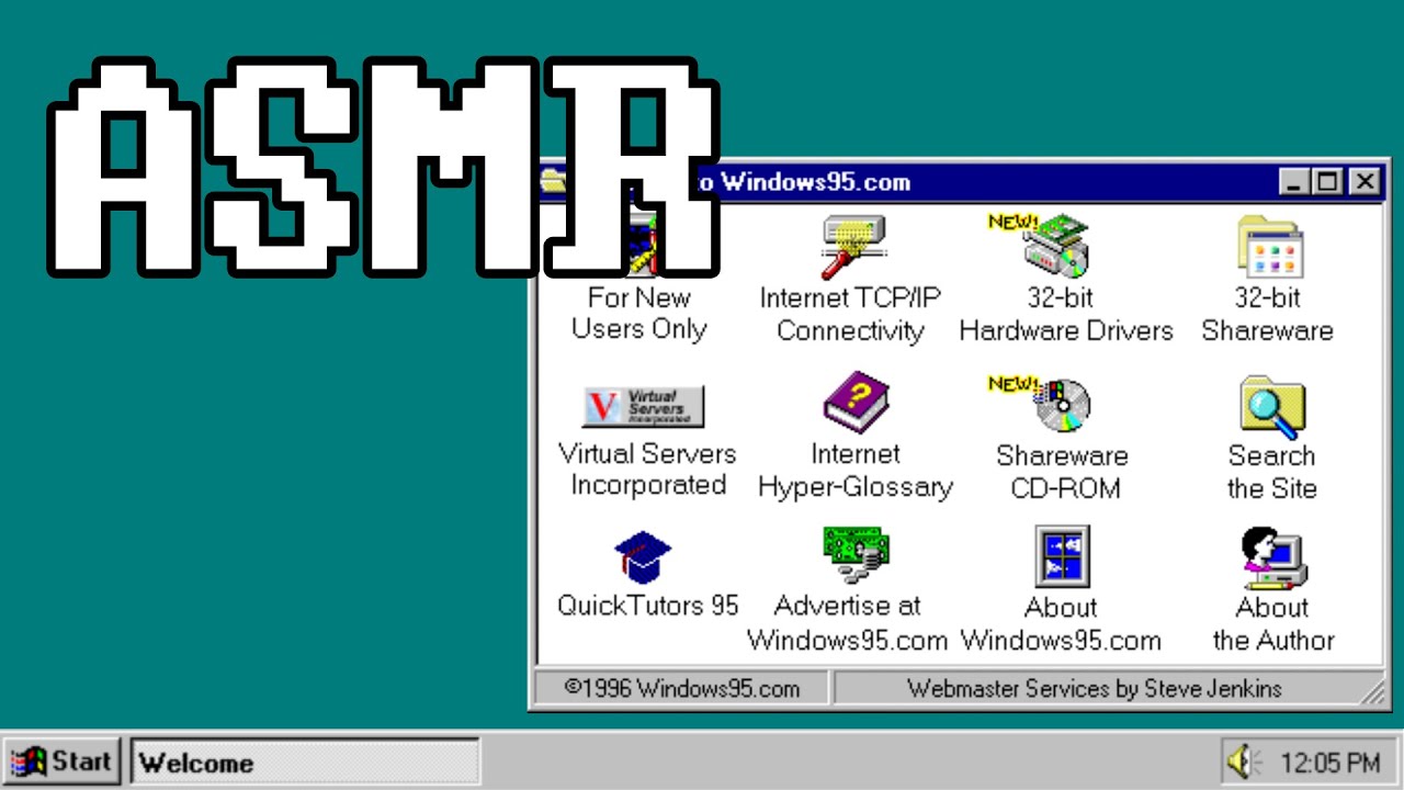 [ASMR] Relaxing Internet History - Browsing the Web of the 90's