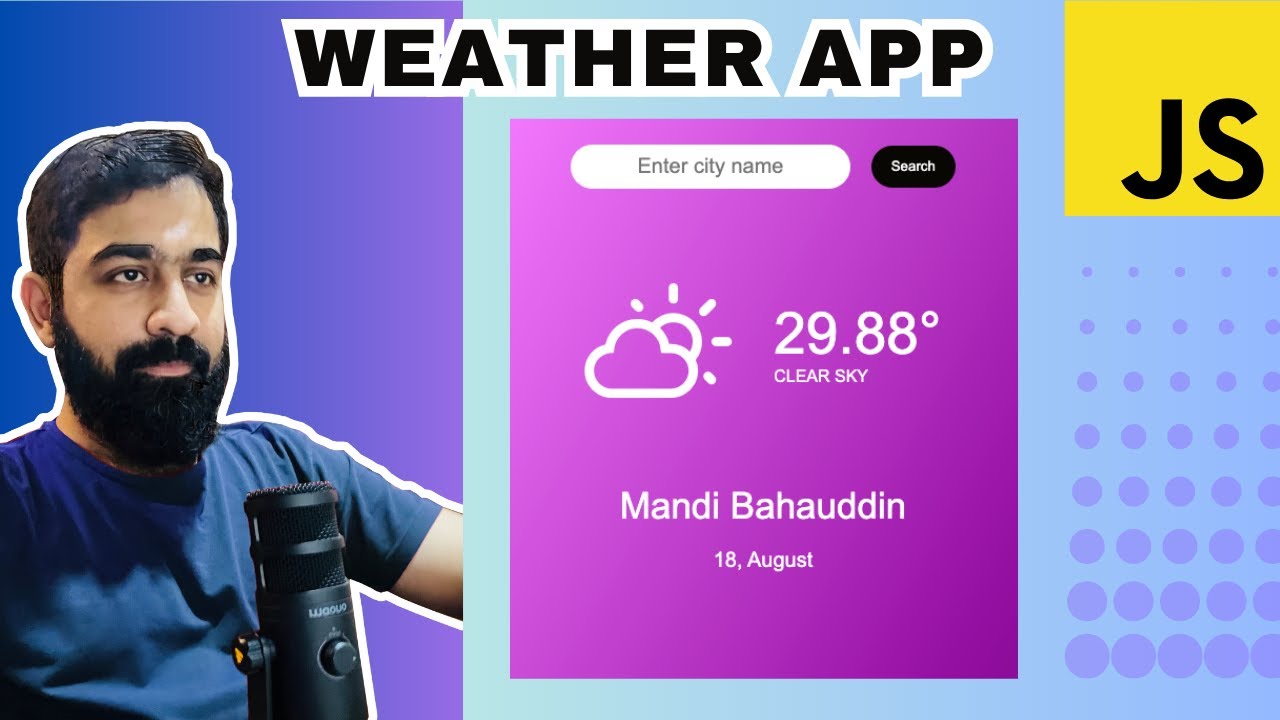 Build Weather App using Html Css and JavaScript