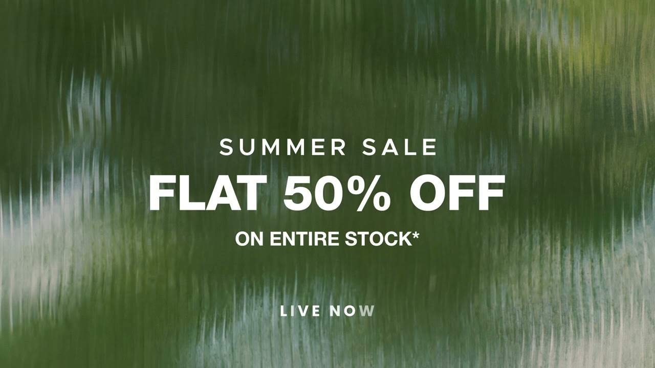 Summer Sale - Flat 50% Off - Live Now