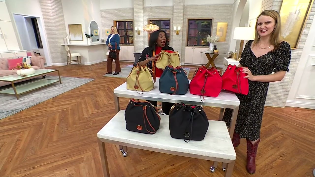 Dooney & Bourke Nylon Drawstring Bag on QVC
