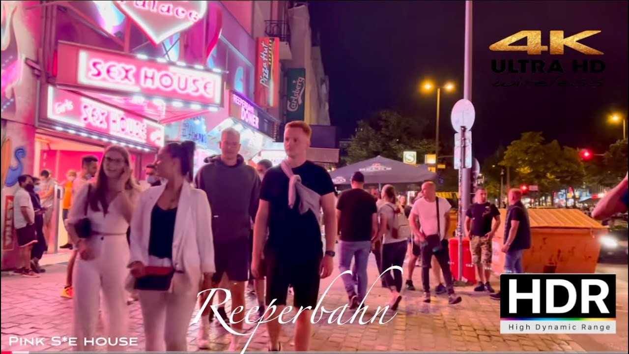 [4K HDR] Reeperbahn Red Light Night Life Hamburg Germany 🇩🇪 2025 .
