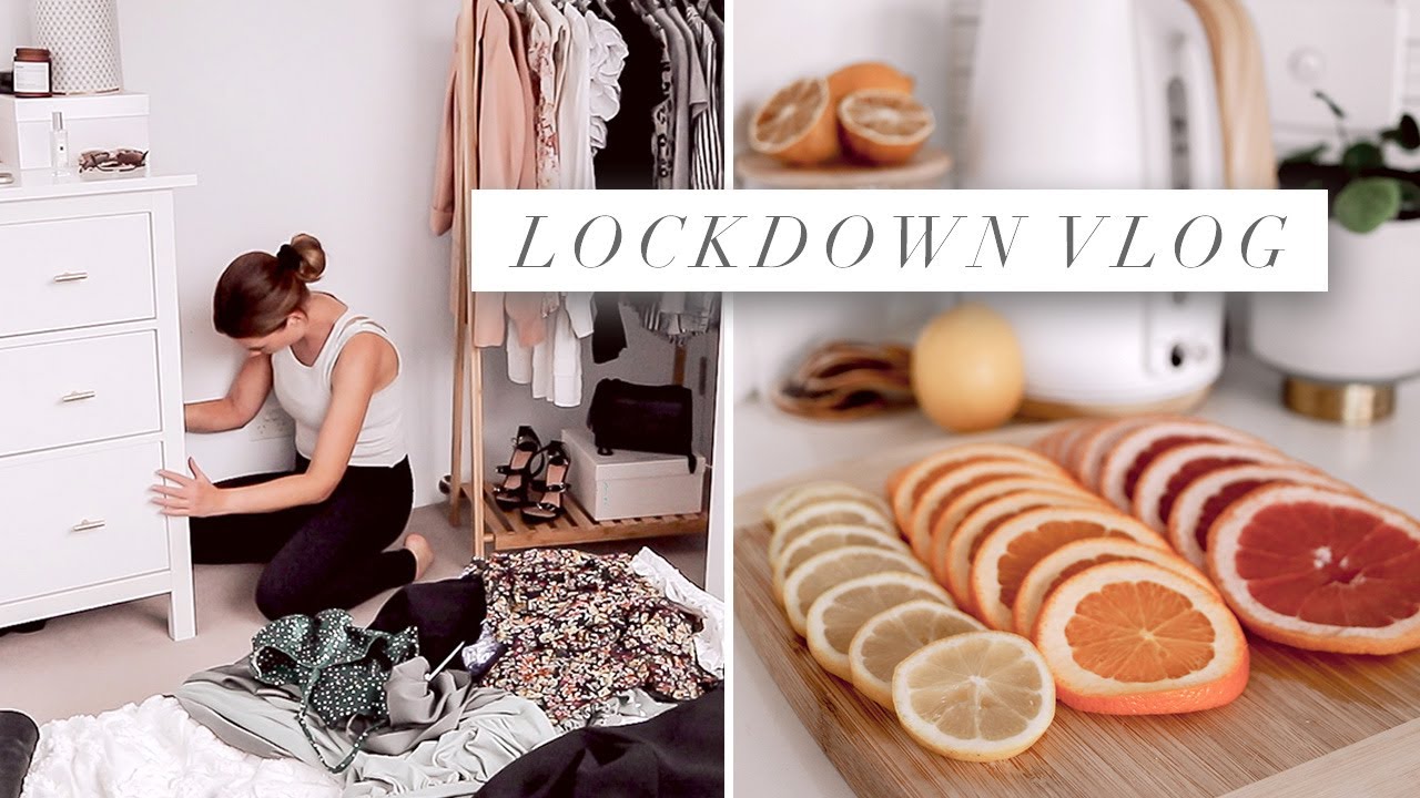 Rearranging my furniture! Styling & organizing my clothes LOCKDOWN VLOG