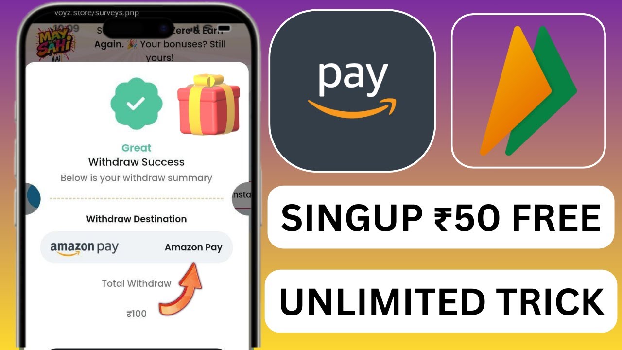 💰VOYZ {Unlimited Refer Trick} Instant Payment | New Loot Trick | New Earning Trick | Upi Money Earn😍