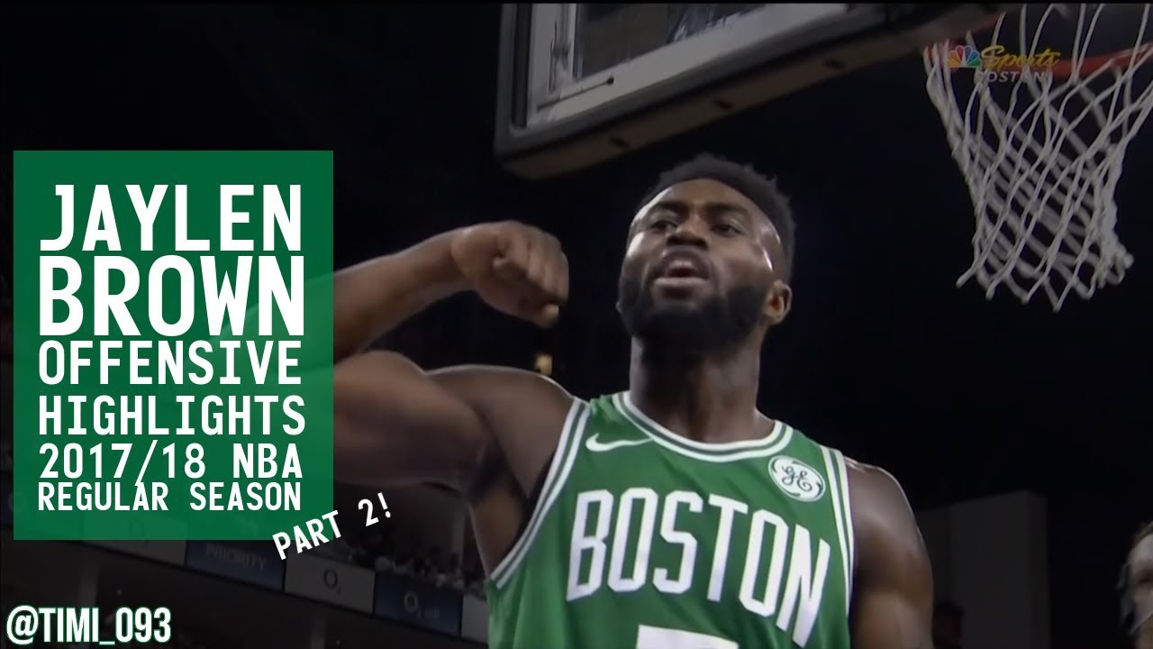 Jaylen Brown Offensive Highlights 2017/18 NBA Regular Season PART 2