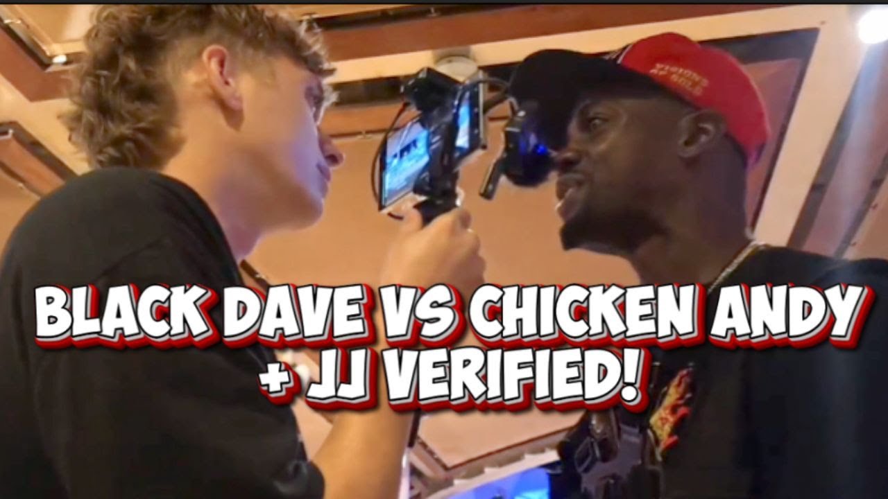 BLACK DAVE VS CHICKEN ANDY + JJ VERIFIED! #iceposeidon #cruise #jj #kickstreaming