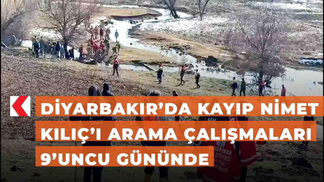 Diyarbakır’da kayıp Nimet Kılıç’ı arama çalışmaları 9’uncu gününde